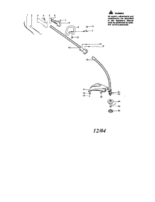 Driveshaft / Shield / Handle parts for Craftsman Gas Line Trimmer 358745500 from AppliancePartsPros.com