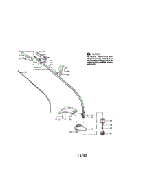 Driveshaft parts for Craftsman Gas Line Trimmer 358745540 from AppliancePartsPros.com