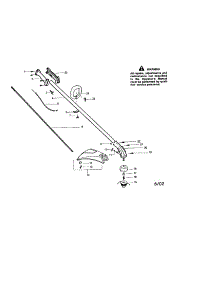 Driveshaft / Handle parts for Craftsman Gas Line Trimmer 358745551 from AppliancePartsPros.com
