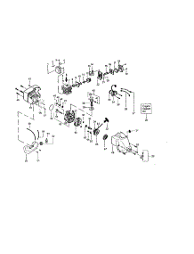Crankshaft / Crankcase parts for Craftsman Gas Line Trimmer 358745551 from AppliancePartsPros.com