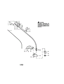 Driveshaft parts for Craftsman Gas Line Trimmer 358745650 from AppliancePartsPros.com