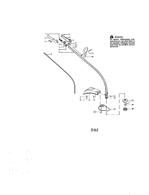 Driveshaft / Shield / Handle parts for Craftsman Gas Line Trimmer 358745651 from AppliancePartsPros.com