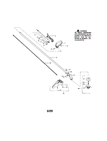 Handle / Driveshaft / Shield parts for Craftsman Gas Line Trimmer 358791010 from AppliancePartsPros.com