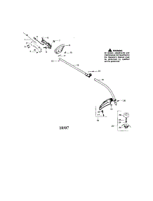 Driveshaft / Handle / Shield parts for Craftsman Gas Line Trimmer 358791030 from AppliancePartsPros.com