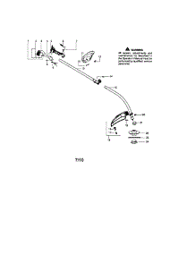 Drive Shaft / Handle / Shield parts for Craftsman Gas Line Trimmer 358791042 from AppliancePartsPros.com