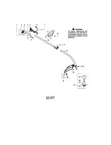Driveshaft / Shield / Handle parts for Craftsman Gas Line Trimmer 358791061 from AppliancePartsPros.com