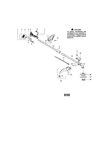 Driveshaft / Handle / Shield parts for Craftsman Gas Line Trimmer 358791070 from AppliancePartsPros.com