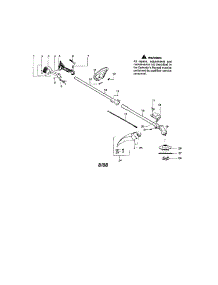 Handle / Driveshaft / Shield parts for Craftsman Gas Line Trimmer 358791072 from AppliancePartsPros.com