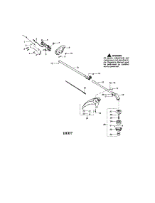 Driveshaft / Shield / Handle parts for Craftsman Gas Line Trimmer 358791590 from AppliancePartsPros.com