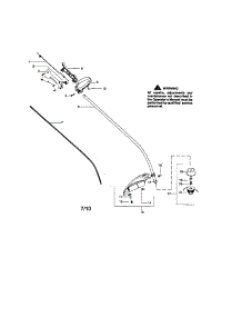 Drive Shaft / Handle / Shield parts for Craftsman Gas Line Trimmer 358791620 from AppliancePartsPros.com