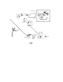 Drive Shaft / Throttle Housing parts for Craftsman Gas Line Trimmer 358792032 from AppliancePartsPros.com