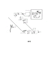 Drive Shaft / Shield / Throttle Housing parts for Craftsman Gas Line Trimmer 358792033 from AppliancePartsPros.com