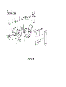 Housing / Handle / Fuel Tank parts for Craftsman Gas Leaf Blower 358794120 from AppliancePartsPros.com