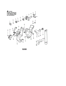 Housing / Handle / Fuel Tank parts for Craftsman Gas Leaf Blower 358794130 from AppliancePartsPros.com