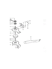 Housing-Impeller / Tube parts for Craftsman Gas Leaf Blower 358794201 from AppliancePartsPros.com