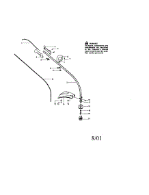 Driveshaft parts for Craftsman Gas Line Trimmer 358794220 from AppliancePartsPros.com