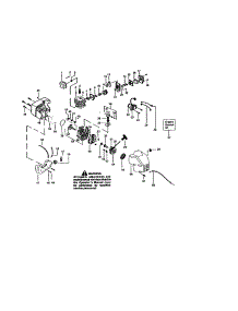Crankcase parts for Craftsman Gas Line Trimmer 358794250 from AppliancePartsPros.com