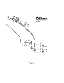 Driveshaft parts for Craftsman Gas Line Trimmer 358794251 from AppliancePartsPros.com