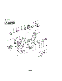 Housing parts for Craftsman Gas Leaf Blower 358794300 from AppliancePartsPros.com