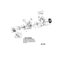 Handle / Impeller / Scroll parts for Craftsman Gas Leaf Blower 358794700 from AppliancePartsPros.com