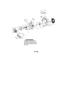Scroll / Impeller / Handle parts for Craftsman Gas Leaf Blower 358794704 from AppliancePartsPros.com