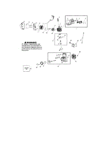 Muffler / Crankcase / Crankshaft parts for Craftsman Gas Leaf Blower 358794731 from AppliancePartsPros.com