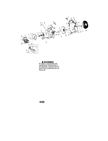 Scroll / Handle / Fuel Tank parts for Craftsman Gas Leaf Blower 358794732 from AppliancePartsPros.com