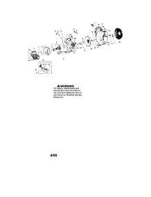 Scroll / Handle / Fuel Tank parts for Craftsman Gas Leaf Blower 358794740 from AppliancePartsPros.com
