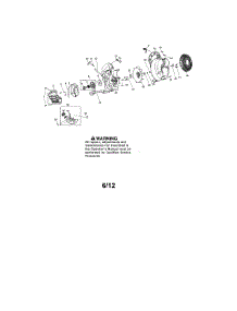 Scroll / Handle / Impeller / Fuel Tank parts for Craftsman Gas Leaf Blower 358794751 from AppliancePartsPros.com