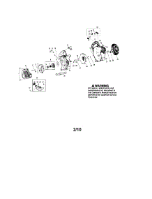 Scroll / Handle / Fuel Tank parts for Craftsman Gas Leaf Blower 358794765 from AppliancePartsPros.com
