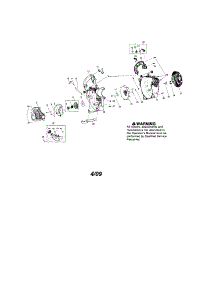 Scroll / Handle / Fuel Tank parts for Craftsman Gas Leaf Blower 358794770 from AppliancePartsPros.com