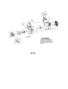 Handle / Impeller / Scroll parts for Craftsman Gas Leaf Blower 358794774 from AppliancePartsPros.com