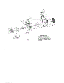 Scroll / Impeller / Handle parts for Craftsman Gas Leaf Blower 358794776 from AppliancePartsPros.com