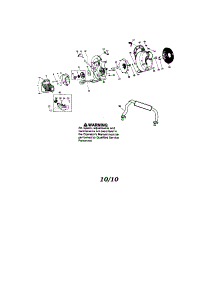 Scroll / Handle / Fuel Tank parts for Craftsman Gas Leaf Blower 358794780 from AppliancePartsPros.com