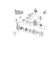 Cylinder / Crankcase / Crankshaft parts for Craftsman Gas Leaf Blower 358794962 from AppliancePartsPros.com
