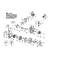 Ignition / Crankcase / Flywheel parts for Craftsman Gas Leaf Blower 358794964 from AppliancePartsPros.com