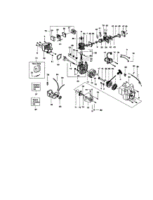 Crankcase parts for Craftsman Gas Line Trimmer 358795050 from AppliancePartsPros.com