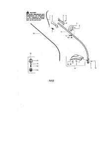 Driveshaft parts for Craftsman Gas Line Trimmer 358795120 from AppliancePartsPros.com