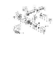 Crankshaft / Crankcase parts for Craftsman Gas Line Trimmer 358795120 from AppliancePartsPros.com