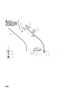 Driveshaft / Handle parts for Craftsman Gas Line Trimmer 358795122 from AppliancePartsPros.com
