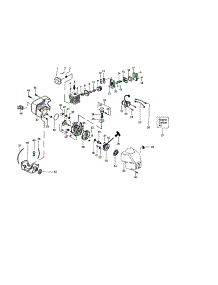 Crankshaft / Crankcase parts for Craftsman Gas Line Trimmer 358795122 from AppliancePartsPros.com