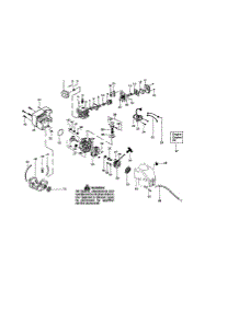 Crankcase / Crankshaft / Cylinder parts for Craftsman Gas Line Trimmer 358795150 from AppliancePartsPros.com