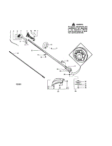 Driveshaft parts for Craftsman Gas Line Trimmer 358795160 from AppliancePartsPros.com