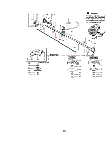 Driveshaft parts for Craftsman Gas Line Trimmer 358795180 from AppliancePartsPros.com