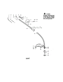 Driveshaft / Handle / Shield parts for Craftsman Gas Line Trimmer 358795501 from AppliancePartsPros.com