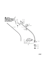 Driveshaft / Handle / Shield parts for Craftsman Gas Line Trimmer 358795530 from AppliancePartsPros.com