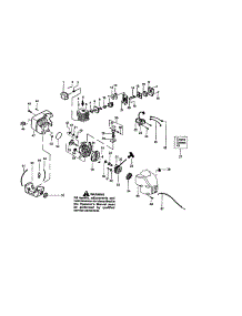 Crankshaft / Crankcase parts for Craftsman Gas Line Trimmer 358795540 from AppliancePartsPros.com