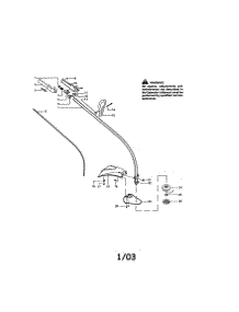 Driveshaft Housing parts for Craftsman Gas Line Trimmer 358795542 from AppliancePartsPros.com