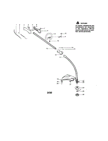 Driveshaft / Handle / Shield parts for Craftsman Gas Line Trimmer 358795590 from AppliancePartsPros.com