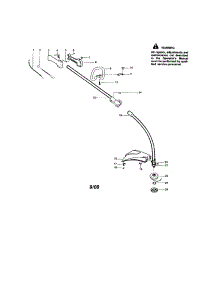 Driveshaft / Handle / Shield parts for Craftsman Gas Line Trimmer 358795591 from AppliancePartsPros.com